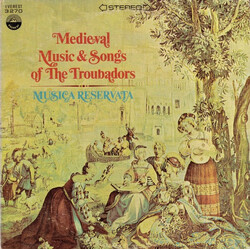 Musica Reservata Medieval Music & Songs Of The Troubadors Vinyl LP USED