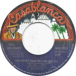 Bill Amesbury Virginia (Touch Me Like You Do) USED VINYL 7INCH 45 RPM SINGLE STYRENE
