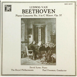 Ludwig van Beethoven / David Syme / The Royal Philharmonic Orchestra / Paul Freeman (3) Piano Concerto No. 3 In C Minor, Op. 37 Vinyl LP USED