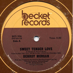 Denroy Morgan Sweet Tender Love USED VINYL 12INCH 33 S RPM