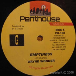 Wayne Wonder Emptiness USED VINYL 12INCH