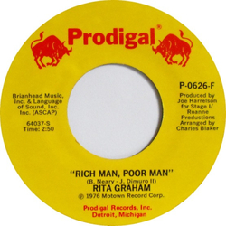 Rita Graham Rich Man, Poor Man Vinyl 7" USED
