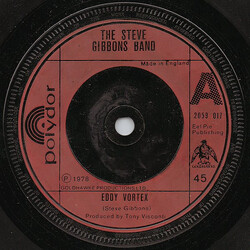 Steve Gibbons Band Eddy Vortex USED VINYL 7INCH 45 RPM SINGLE