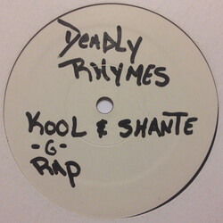 Roxanne Shanté Dance To This / Deadly Rhymes USED VINYL 12INCH 33 S RPM WHITE LABEL