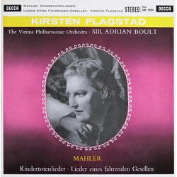 Gustav Mahler / Kirsten Flagstad / Wiener Philharmoniker / Sir Adrian Boult Kindertotenlieder ∙ Lieder Eines Fahrenden Gesellen Vinyl LP USED