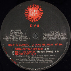 DV8 (16) / Linda Susan Bauer They're Coming To Take Me Away, Ha Ha / Hush USED VINYL 12INCH 33 S RPM SINGLE