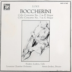 Luigi Boccherini / Frédéric Lodéon / Orchestre De Chambre De Lausanne / Armin Jordan Cello Concerto No. 2 in D Major / Cello Concerto No. 3 In G Major