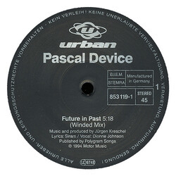 Pascal Device Future In Past USED VINYL 12INCH 45 RPM