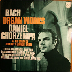 Johann Sebastian Bach / Daniel Chorzempa Organ Works Vinyl LP USED