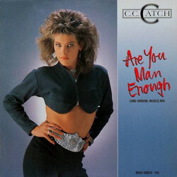 C.C. Catch Are You Man Enough (Long Version - Muscle Mix) USED VINYL 12INCH 45 RPM MAXI-SINGLE