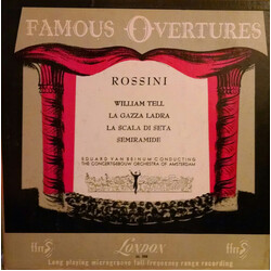 Gioacchino Rossini / Concertgebouworkest / Eduard van Beinum Famous Overtures Vinyl LP USED