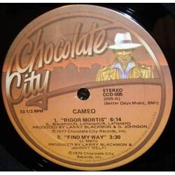 Cameo Rigor Mortis / Find My Way VINYL 12" USED
