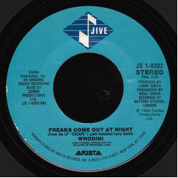 Whodini Freaks Come Out At Night USED VINYL 7INCH 45 RPM SINGLE STYRENE