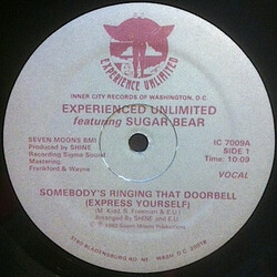 E.U. / Gregory "Sugar Bear" Eliot Somebody's Ringing That Doorbell (Express Yourself) USED VINYL 12INCH 33 S RPM SINGLE