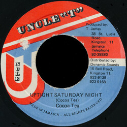 Cocoa Tea Uptight Saturday Night USED VINYL 7INCH 45 RPM