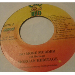 Morgan Heritage / Pinchers / Hot Shot Squad No More Murder / Dancehall Vibes USED VINYL 7INCH 45 RPM
