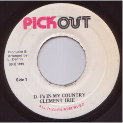Clement Irie D.J's In My Country USED VINYL 7INCH 45 RPM