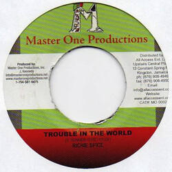 Richie Spice / Kyan & Fireneer Trouble In The World / Righteous One USED VINYL 7INCH 45 RPM