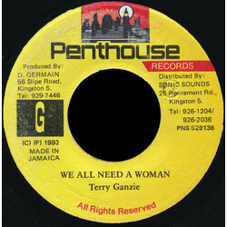 Terry Ganzie We All Need A Woman USED VINYL 7INCH 45 RPM