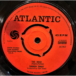 Sharon Tandy Toe-Hold USED VINYL 7INCH 45 RPM