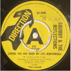 Squibby And The Reflections Loving You Has Made My Life Worthwhile USED VINYL 7INCH 45 RPM SINGLE PROMO