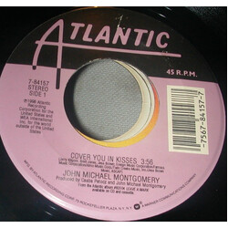 John Michael Montgomery Cover You In Kisses / Little Cowboy's Cry VINYL 7" USED