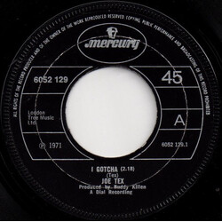 Joe Tex I Gotcha VINYL 7" USED
