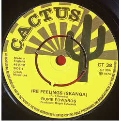 Rupie Edwards Ire Feelings (Skanga) USED VINYL 7INCH 45 RPM SINGLE
