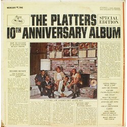 The Platters Platters 10th Anniversary Album Vinyl LP USED