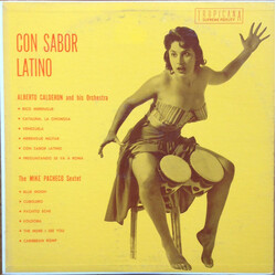 Alberto Calderon And His Orchestra / Mike Pacheco Sextet Con Sabor Latino Vinyl LP USED