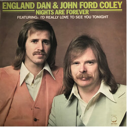 England Dan & John Ford Coley Nights Are Forever Vinyl LP USED