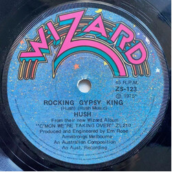 Hush (7) Rocking Gypsy King / Bony Moronie USED VINYL 7INCH 45 RPM SINGLE