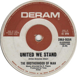 Brotherhood Of Man United We Stand USED VINYL 7INCH 45 RPM SINGLE