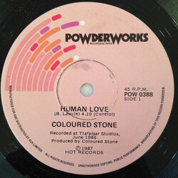 Coloured Stone Human Love USED VINYL 7INCH 45 RPM SINGLE