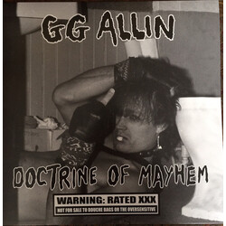 GG Allin Doctrine Of Mayhem Vinyl LP USED