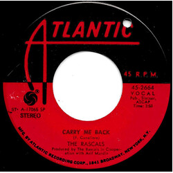 The Rascals Carry Me Back / Real Thing Vinyl 7" USED