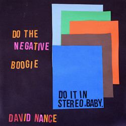 David Nance Negative Boogie Vinyl LP USED