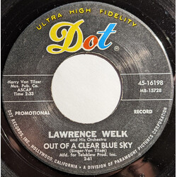 Lawrence Welk And His Orchestra Out Of A Clear Blue Sky / Theme From My Three Sons USED VINYL 7INCH 45 RPM SINGLE PROMO