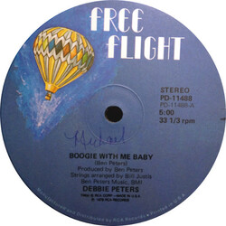 Debbie Peters Boogie With Me Baby USED VINYL 12INCH 33 S RPM