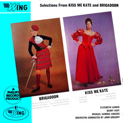 Elizabeth Larner / Barry Kent / Mike Sammes Singers / John Gregory Selections From Kiss Me Kate And Brigadoon Vinyl LP USED