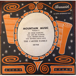 The Carter Family Mountain Music Volume 2 USED VINYL 7INCH EP