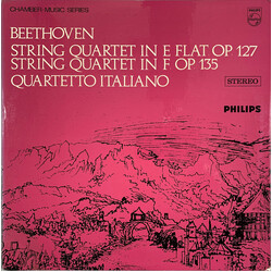 Ludwig van Beethoven / Quartetto Italiano String Quartet In E Flat, Op. 127 / String Quartet In F, Op. 135 Vinyl LP USED