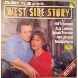 Leonard Bernstein / Kiri Te Kanawa / José Carreras / Tatiana Troyanos / Kurt Ollmann / Marilyn Horne West Side Story (Highlights) Vinyl LP USED