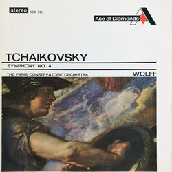 Pyotr Ilyich Tchaikovsky / Orchestre De La Société Des Concerts Du Conservatoire / Albert Wolff Symphony No.4 Vinyl LP USED