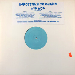 Various Impossible To Obtain Hip Hop Volume One Vinyl LP USED