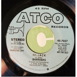 Barrabas Hi-Jack USED VINYL 7INCH PROMO