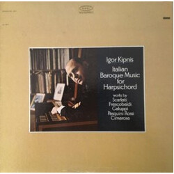 Igor Kipnis Italian Baroque Music for Harpsichord Vinyl LP USED