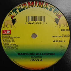 Sizzla / Prince Malachi Babylon Ah Listen / Love Jah USED VINYL 12INCH 45 RPM