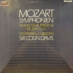 Wolfgang Amadeus Mozart / Staatskapelle Dresden / Sir Colin Davis Symphonien (Nr. 41 KV 551 «Jupiter» & Nr. 28 KV 200) Vinyl LP USED