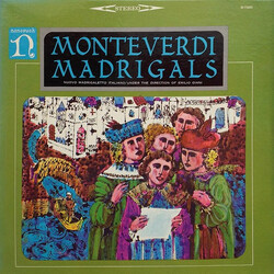 Claudio Monteverdi / Il Nuovo Madrigaletto Italiano / Emilio Giani Madrigals Vinyl LP USED